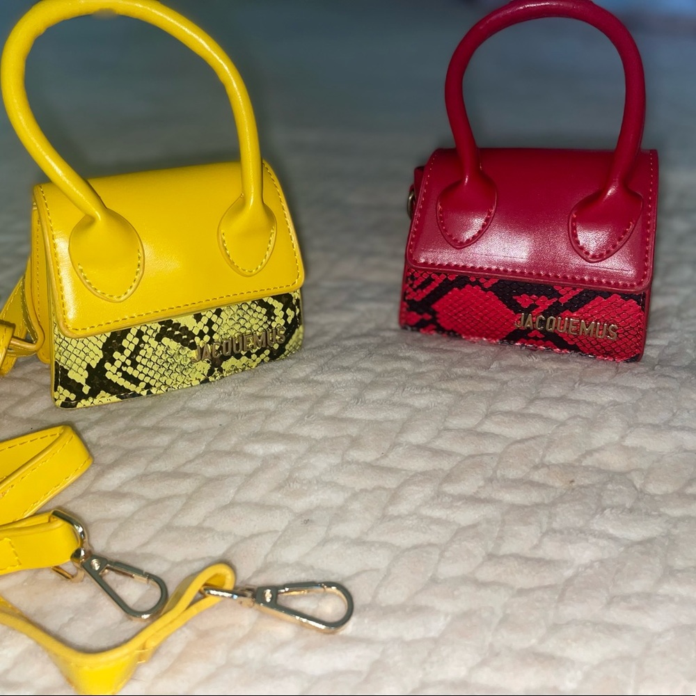 REAL TINY FASHIN CROSS BODY PURSE . GREAT FOR ONE NIGHT ! (2) FOR ONE !